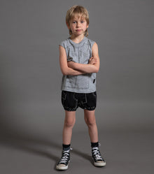 Kid | Sewing Pattern Yoga Shorts | Black