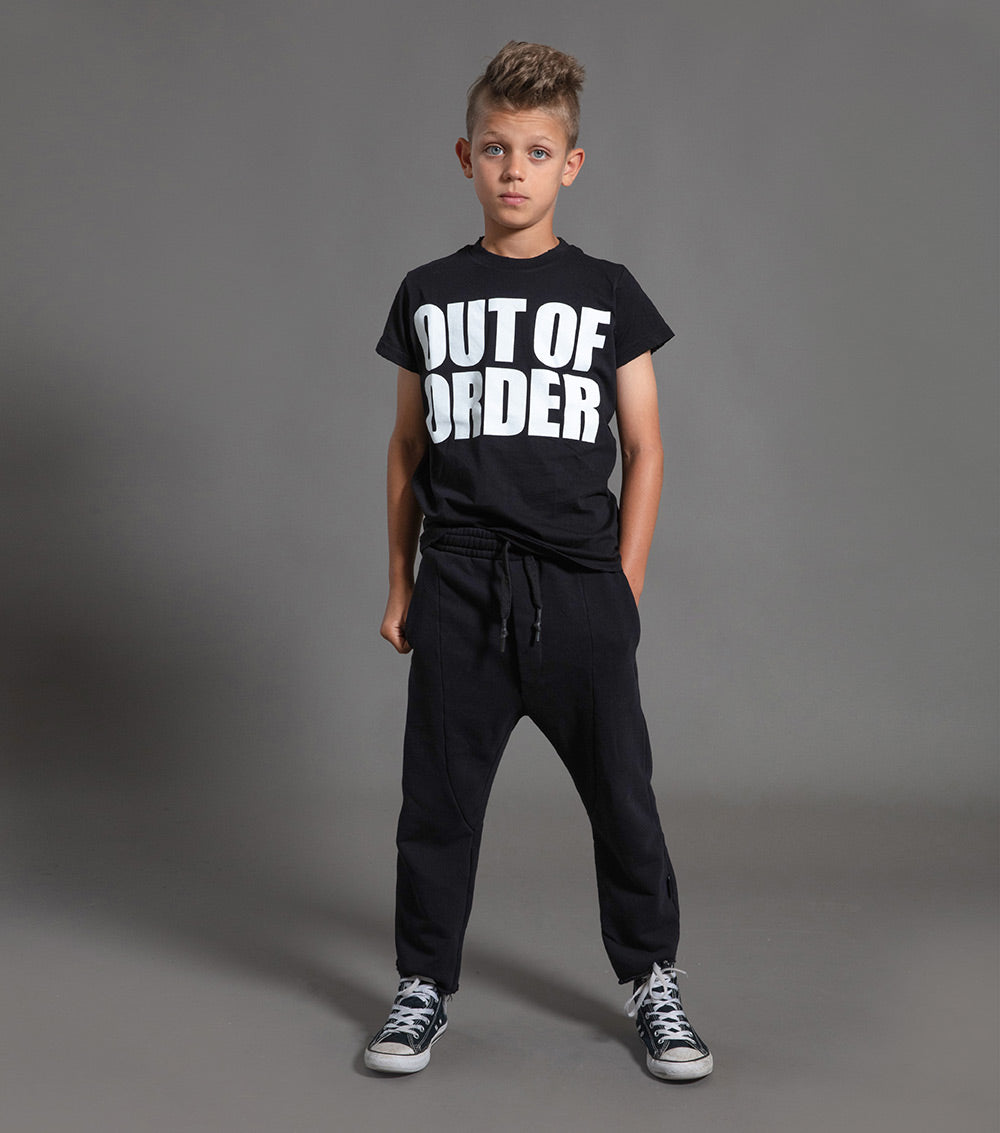 Kid | Measuring Band Raw Pants | Heather Grey