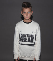 Kid | Sprayed Control Freak Sweatshirt | Natural