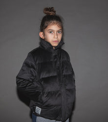 Kid | Velvety Down Jacket | Black