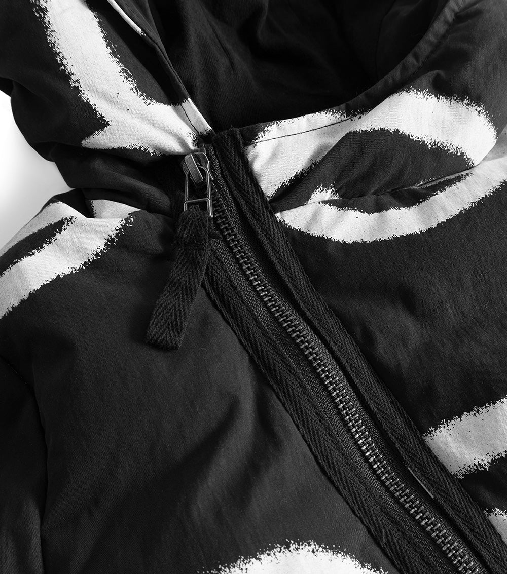 Kid | Sprayed Smiles Down Jacket | Black