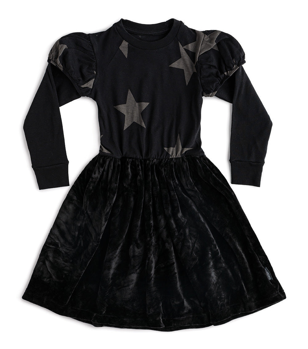Kid | Velvet Fairytale Dress | Black