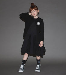 Kid | Falling Star Layered Dress | Black