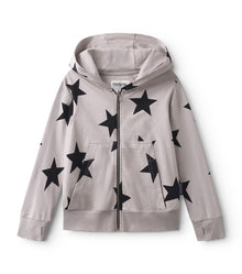 Unisex | Star Light Zip Hoodie | Smokey Grey