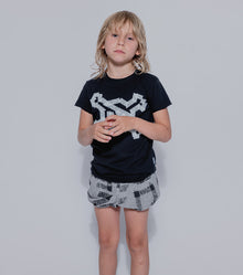 Kid | Masking Tape Yoga Shorts | Black