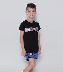 Kid | Nylon Gym Shorts | Blue