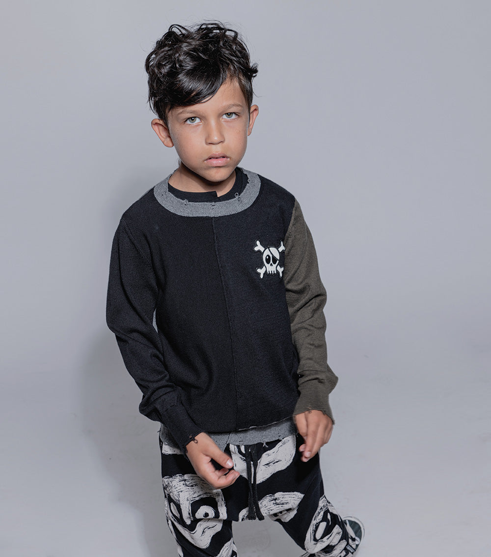Kid | The Warriors Light Baggy Pants | Heather Grey