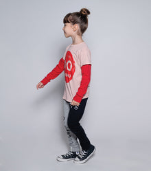 Kid | Nununu Smile Print Shirt | Powder Pink
