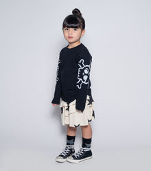 Kid | Peeking Skull Shirt | White