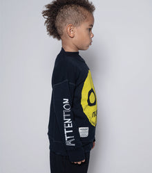 Kid | Nununu Smile Sweatshirt | Black