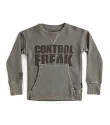 Kid | Kangaroo Sweatshirt | Dyed Grey