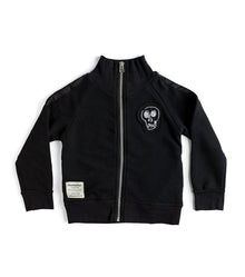 Kid | Sporty Zip Training Jacket | Black