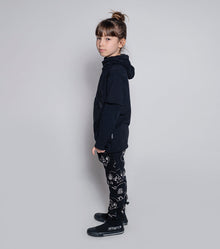 Kid | Scribbled Skulls Baggy Pants | Powder Pink