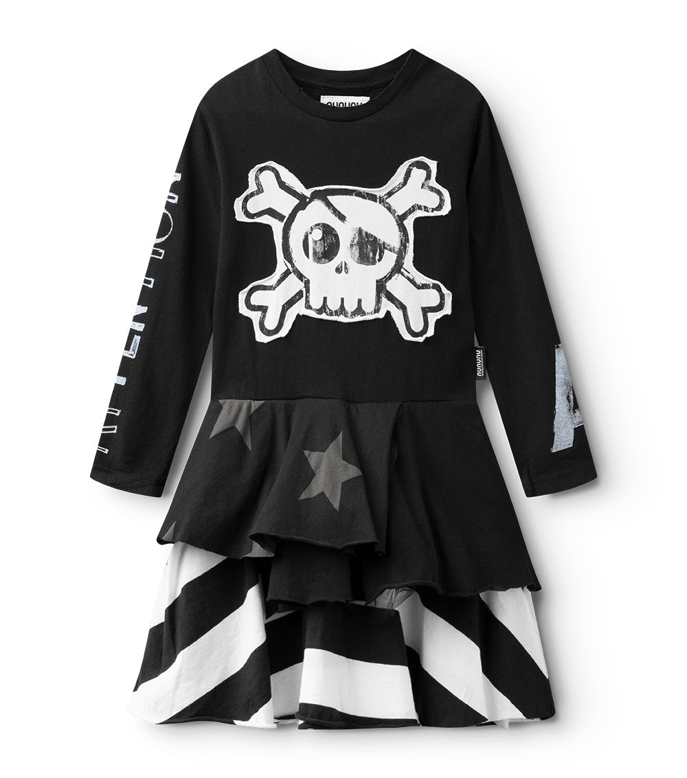 Kid | Mash Up Layered Dress | Black