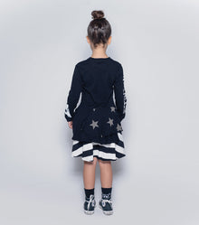 Kid | Mash Up Layered Dress | Black