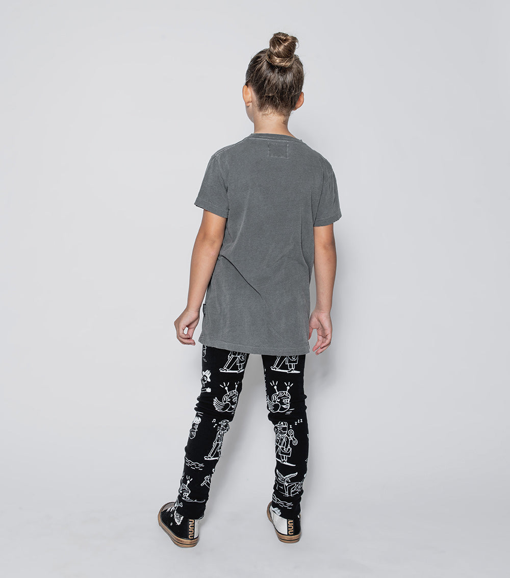 Kid | No! T-Shirt | Vintage Grey