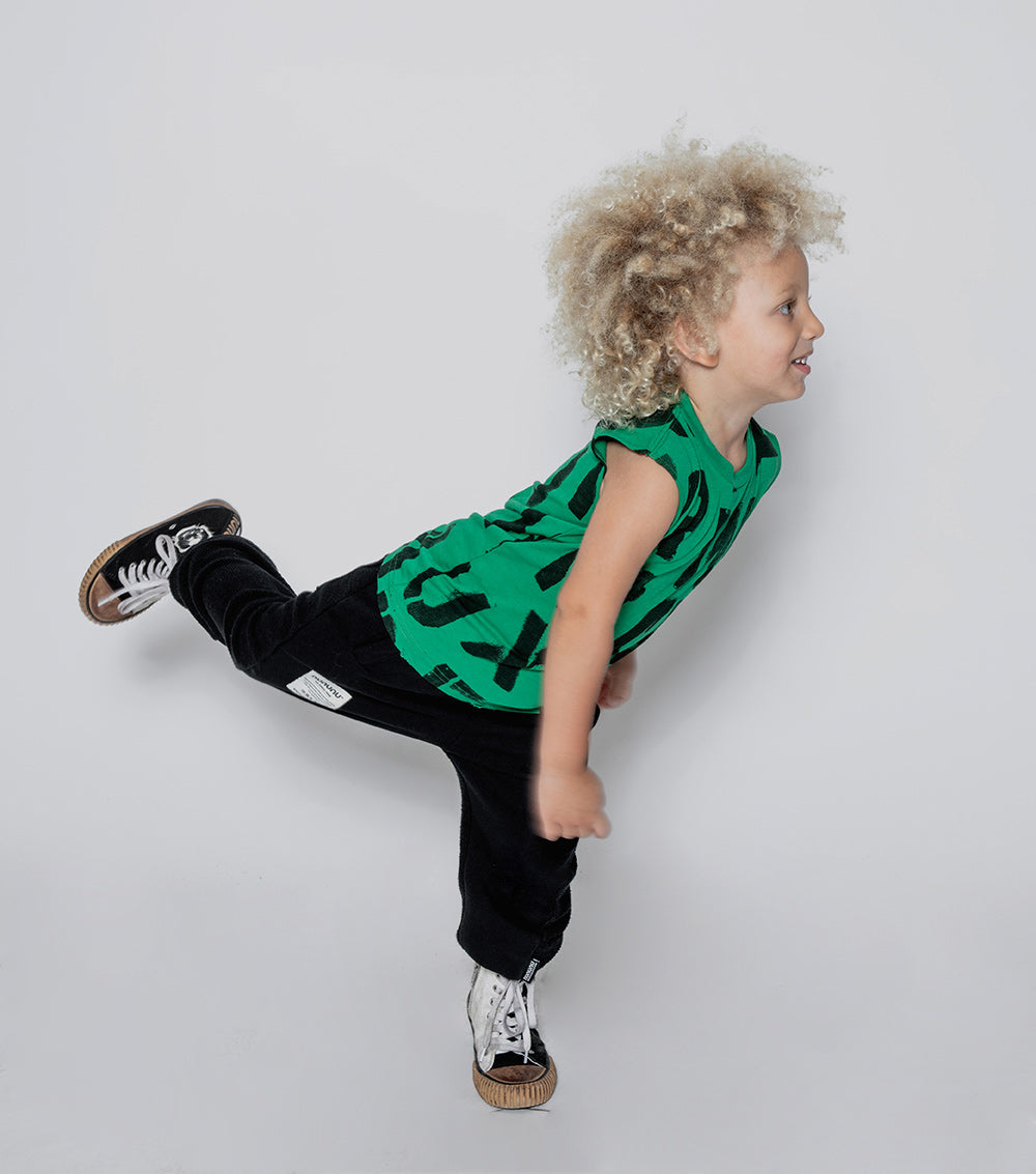 Kid | Abc Sleeveless Shirt | Ice Grey