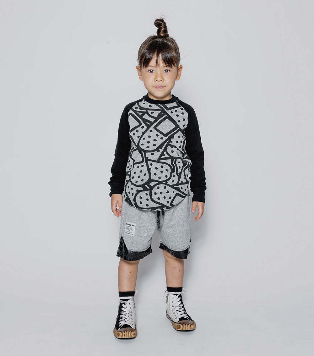 Kid | Bandaid Baseball Shirt | White