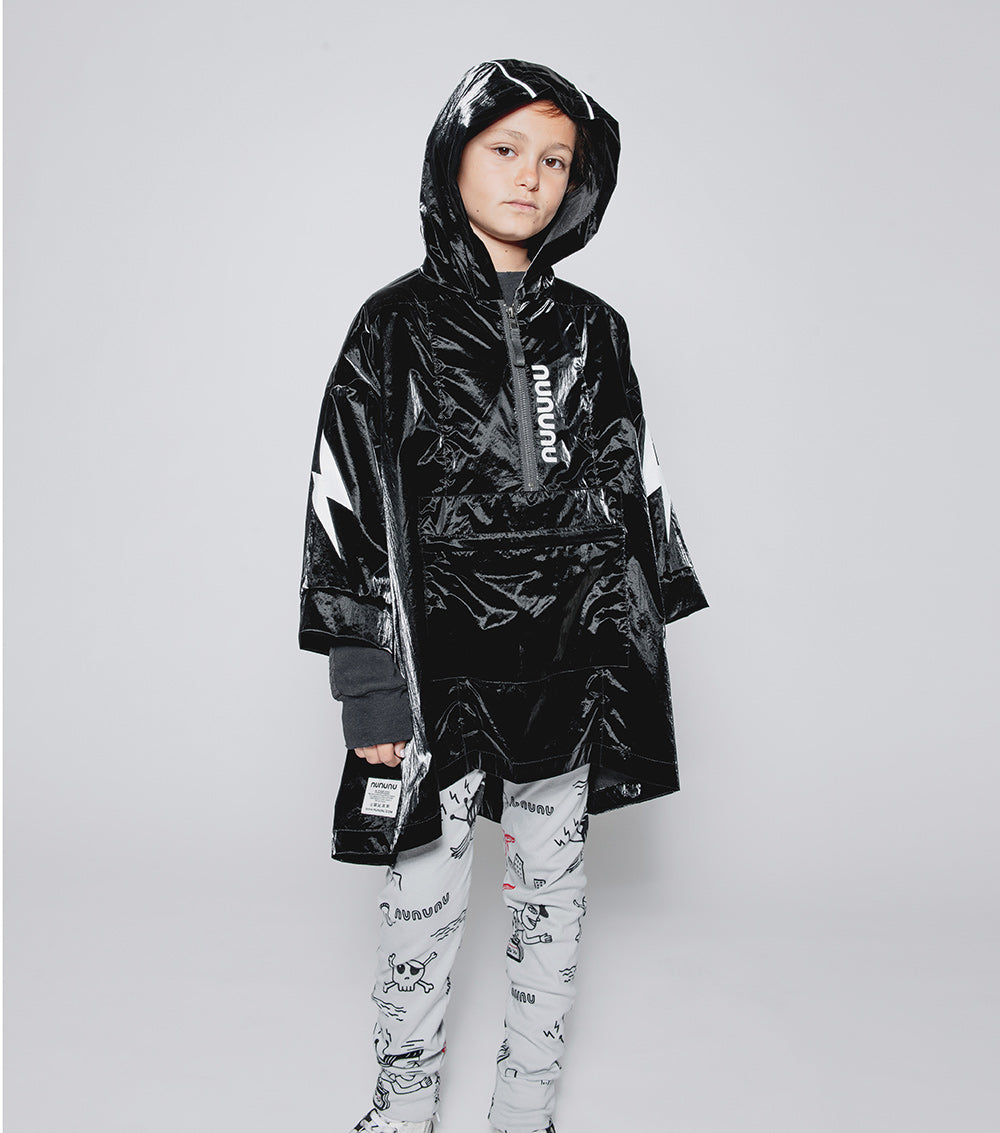 Kid | Rain Poncho | Black
