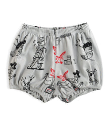 Kid | En Route Yoga Shorts | Ice Grey