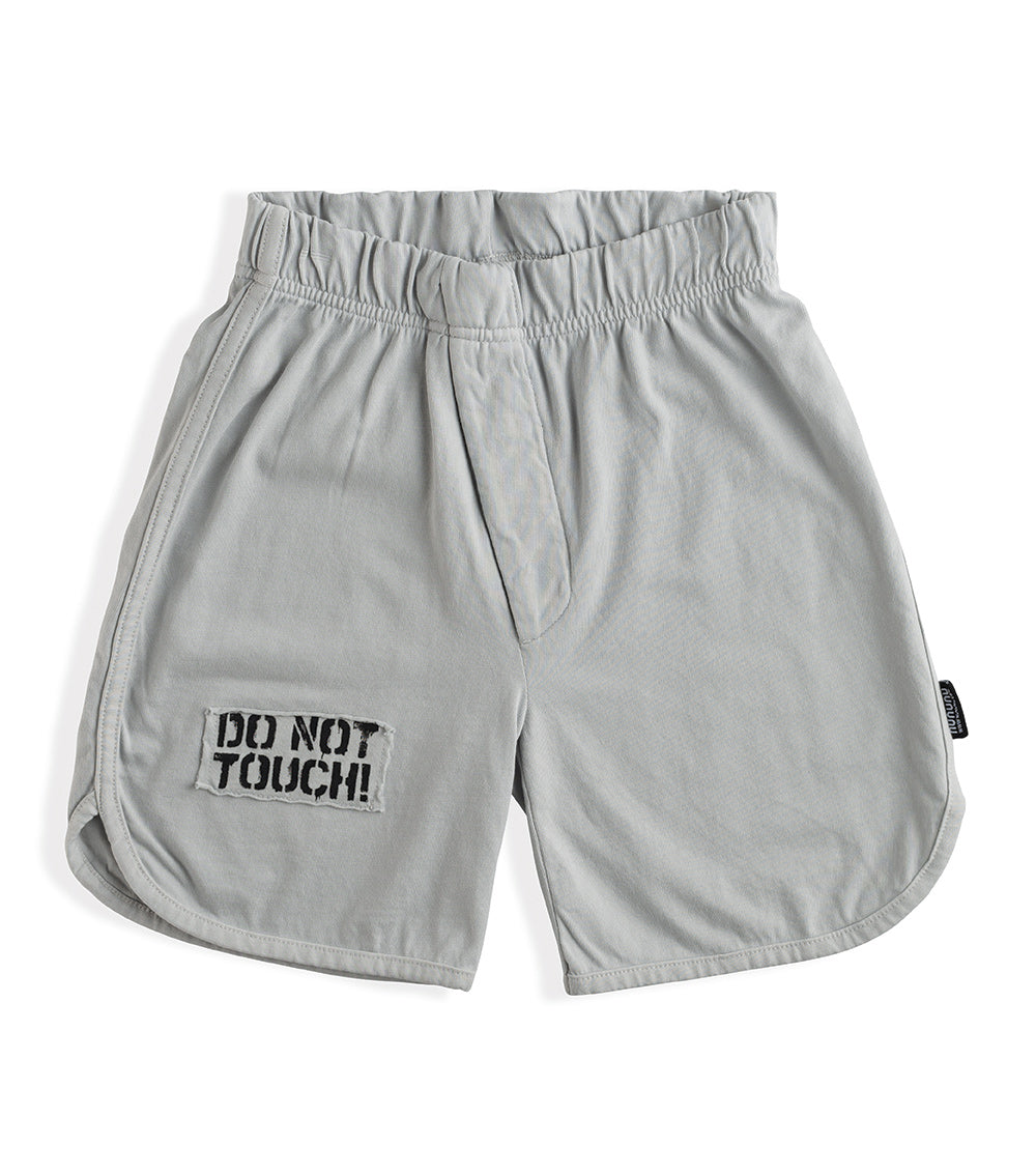 Kid | Do Not Touch Light Shorts | Ice Grey
