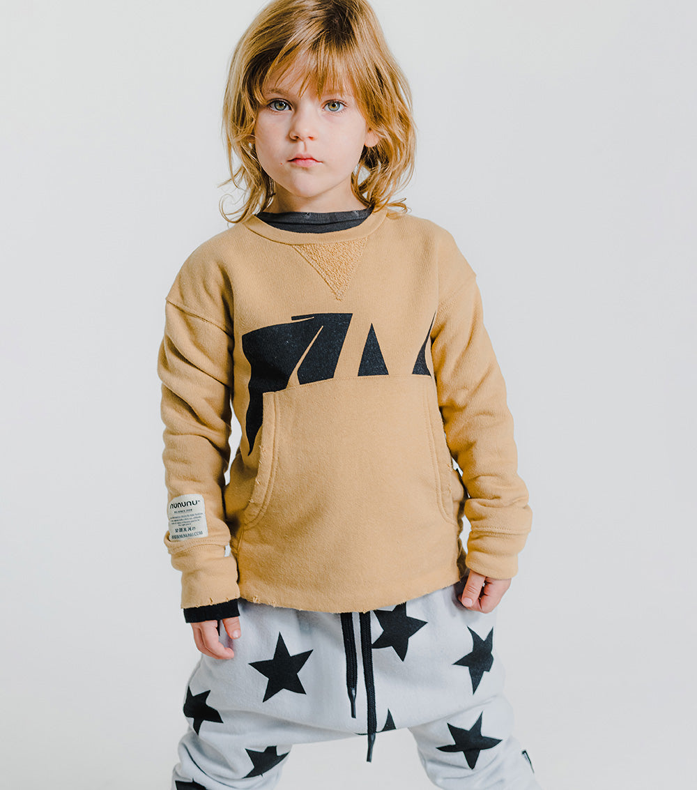 Kid | Nu! Kangaroo Sweatshirt | Black