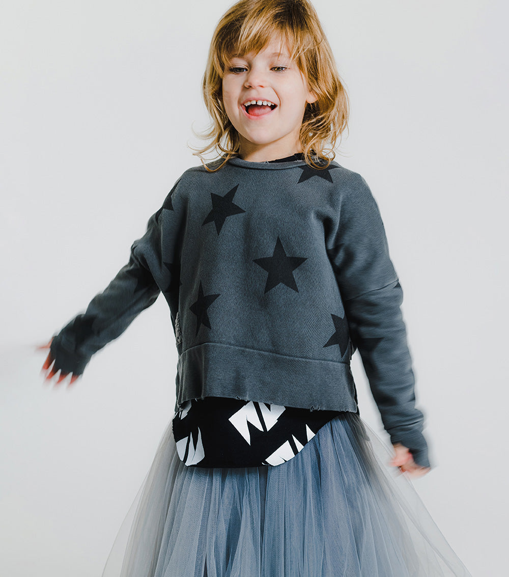 Kid | Star Box Sweatshirt | Blue