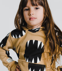 Kid | Roar Hoodie | Mocha