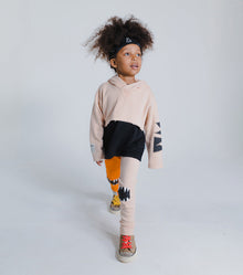 Kid | Cropped Hi-Lo Hoodie | Mocha