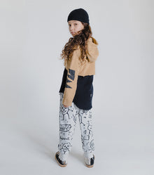 Kid | Cropped Hi-Lo Hoodie | Mocha