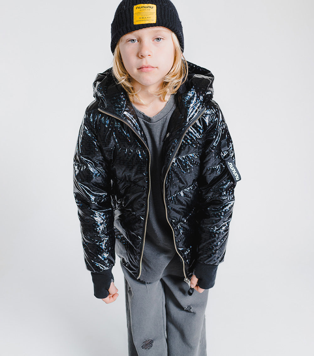 Kid | 3D Down Jacket | Black