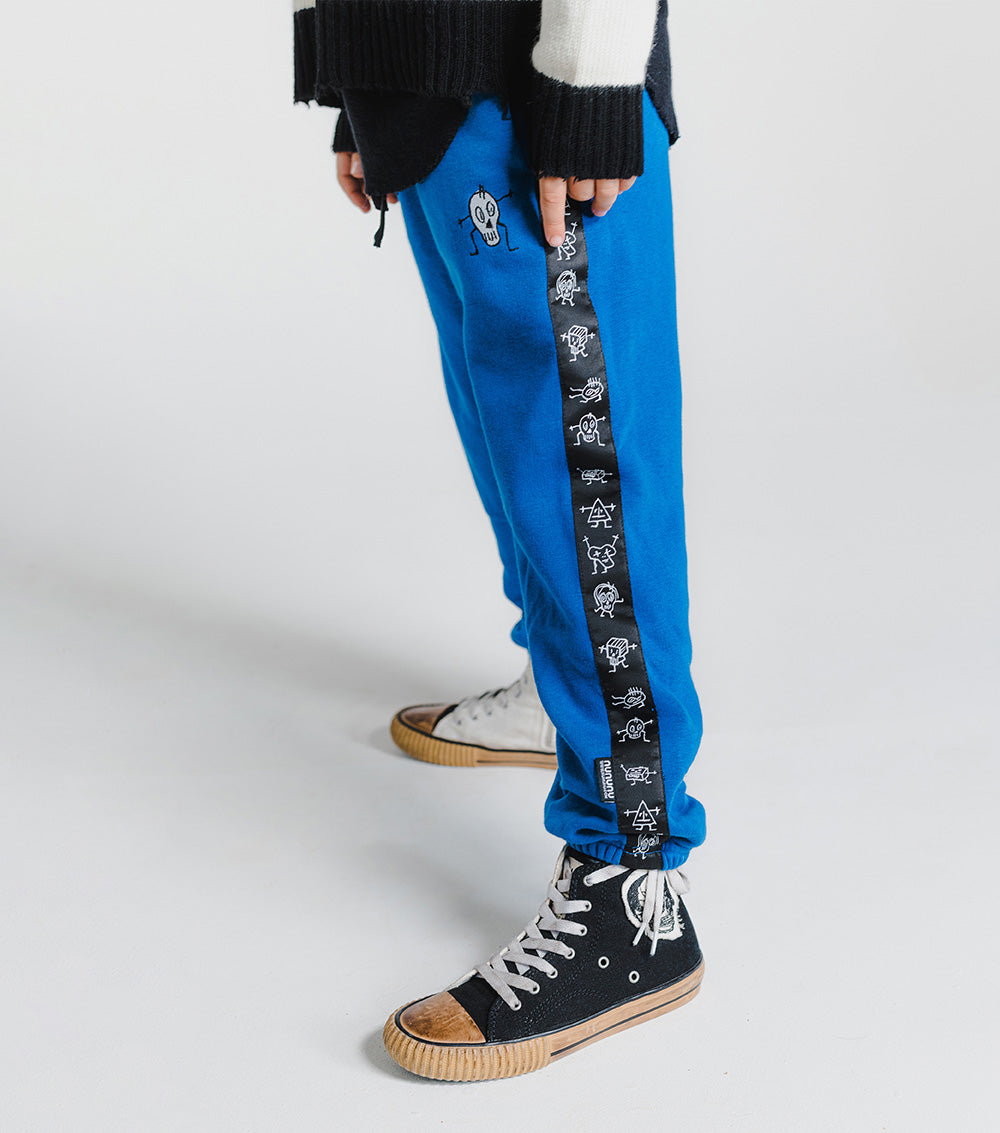 Kid | Side Elements Sweatpants | Blue