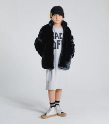 Kid | Back Off Twofer Dress | Ice Grey