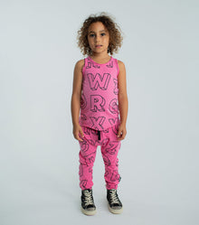 Kid | Light A-Z Baggy Pants | Ice Grey