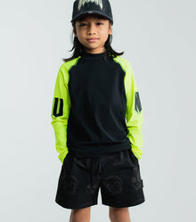 Kid | Surf'S Up Rashguard | Black
