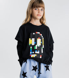 Kid | Pixel Skull Shirt | Black