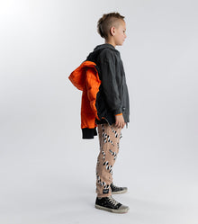 Kid | Stripey Snakes Baggy Pants | Coffee