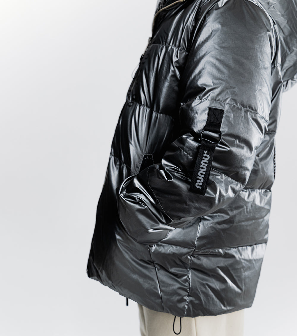 Kid | Moon Inked Down Jacket | Silver