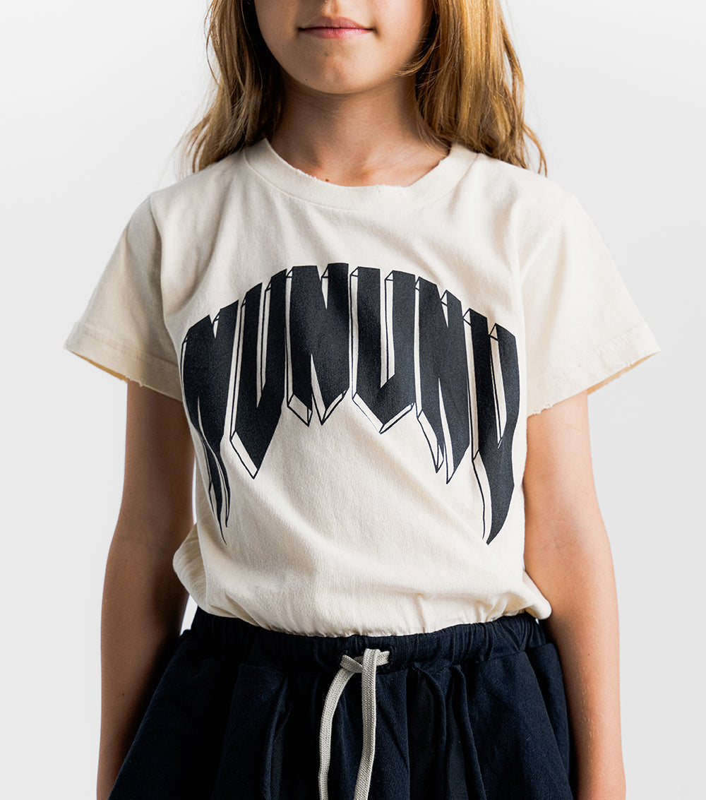 Girl | Rawk Layered Dress | Natural x Black