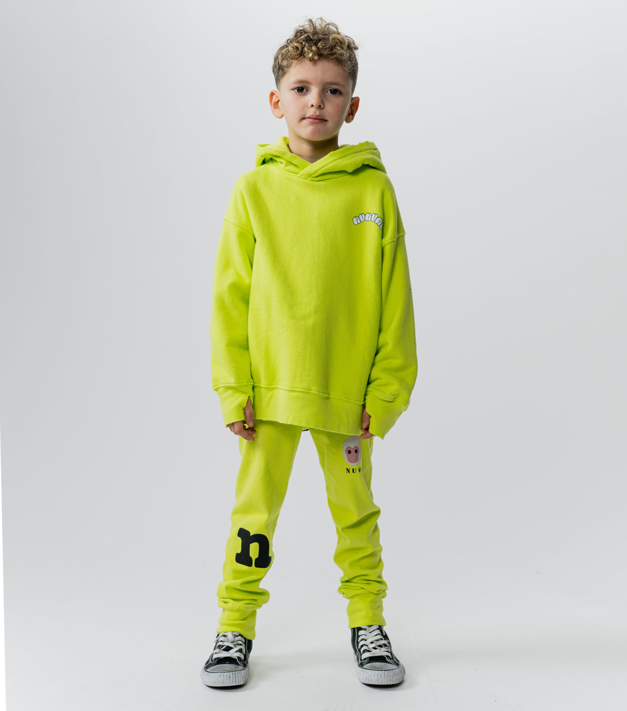 Unisex | Bubbly Hoodie | Hot Lime