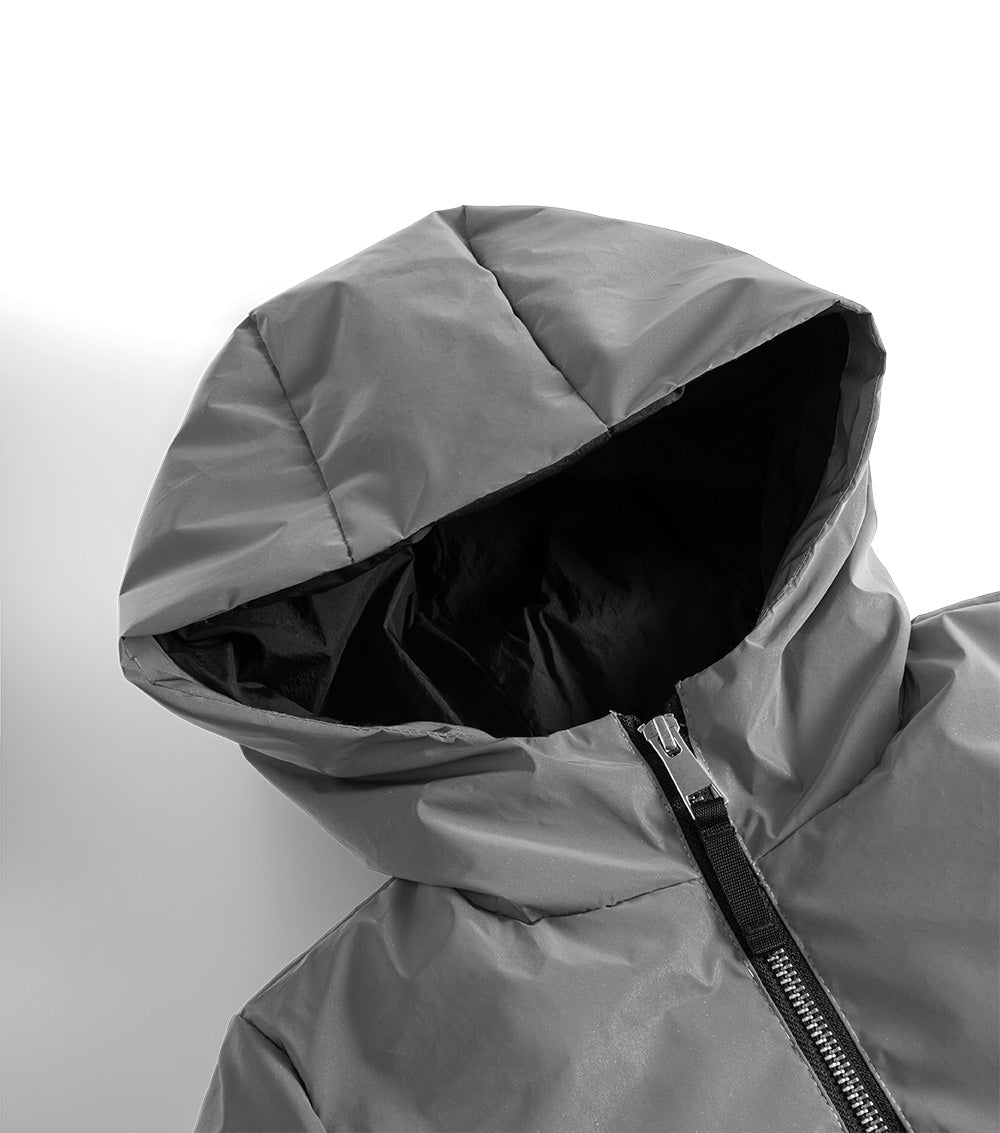 Unisex | Reflective Down Jacket | Lunar Grey