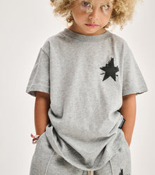 Unisex | Side Splat T-Shirt | Heather Grey