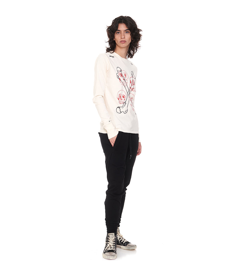 Women | Multi Skull Shirt | Natural