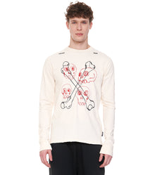 Men | Multi Skull Shirt | Natural
