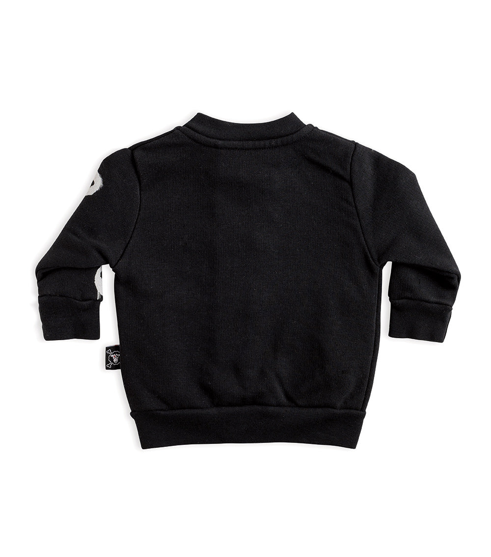 Newborn | Melting Masks Cardigan | Black