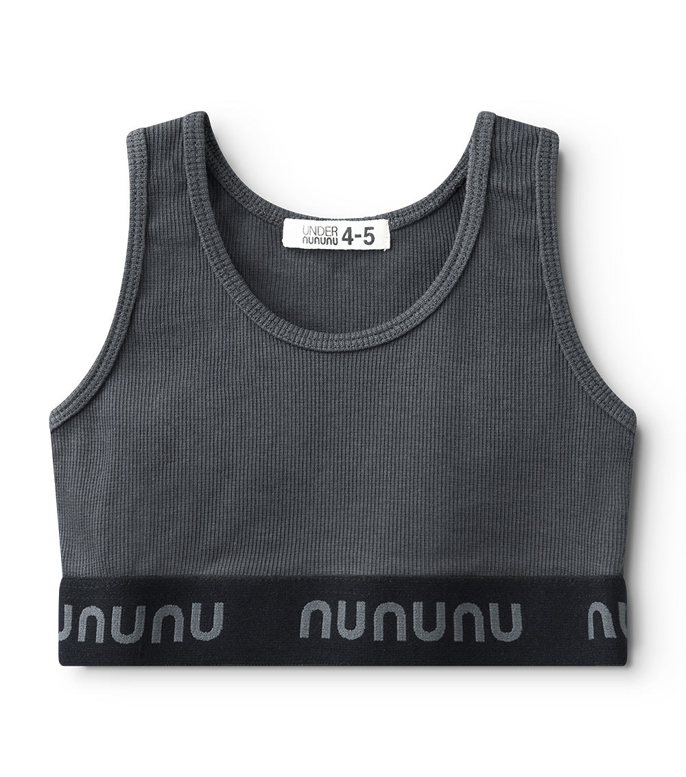 Kid | Racerback Top | Graphite