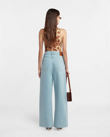 Womens | Josine Wide-Leg Jeans | Sun Bleach