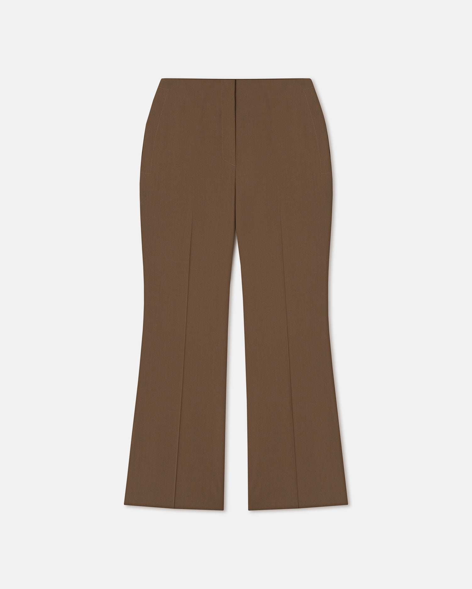 Womens | Erva Kick-Flare Pants | Taupe