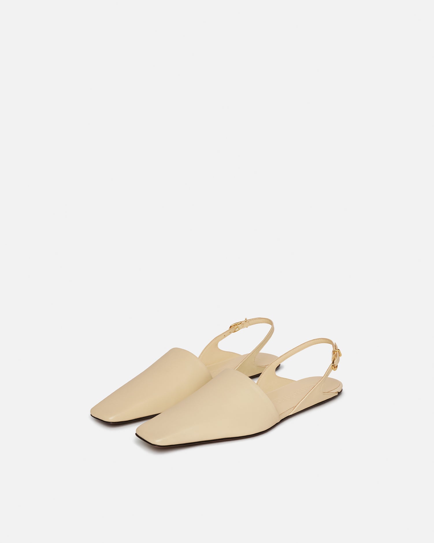 Womens | Maimu Leather Point-Toe Flats | Off White