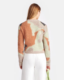 Womens | Fanni Brushed-Alpaca Sweater | Smudged Graffiti